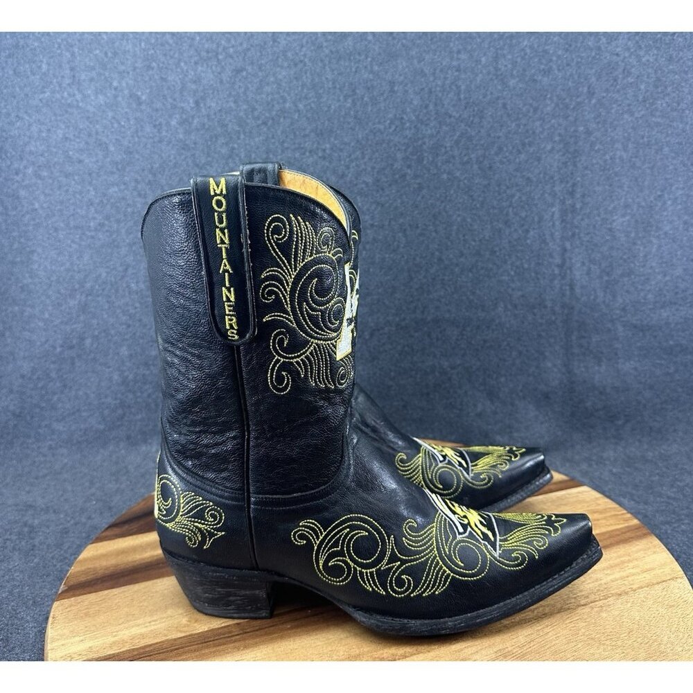 Gameday Boots Womens 10B Appalachian State Mountaineers Leather Western NCAA